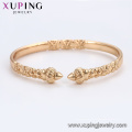 52044 xuping elegante liga de ouro pulseiras para mulheres jóias pulseira